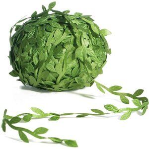 265 Ft Leaf Ribbon, Artificial Vines Leaves String Trim Ribbon Wild Jungle